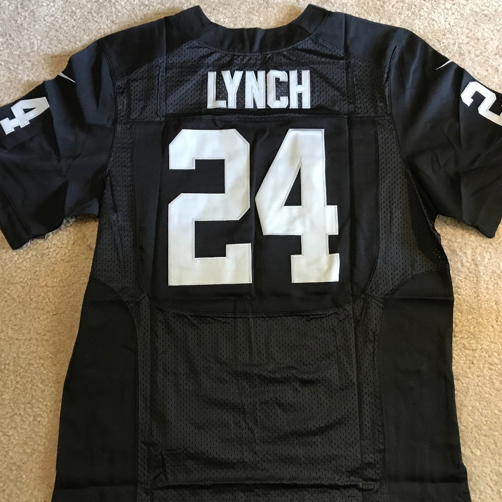 NFL Oakland Raiders Marshawn Lynch Jersey Mens NEW